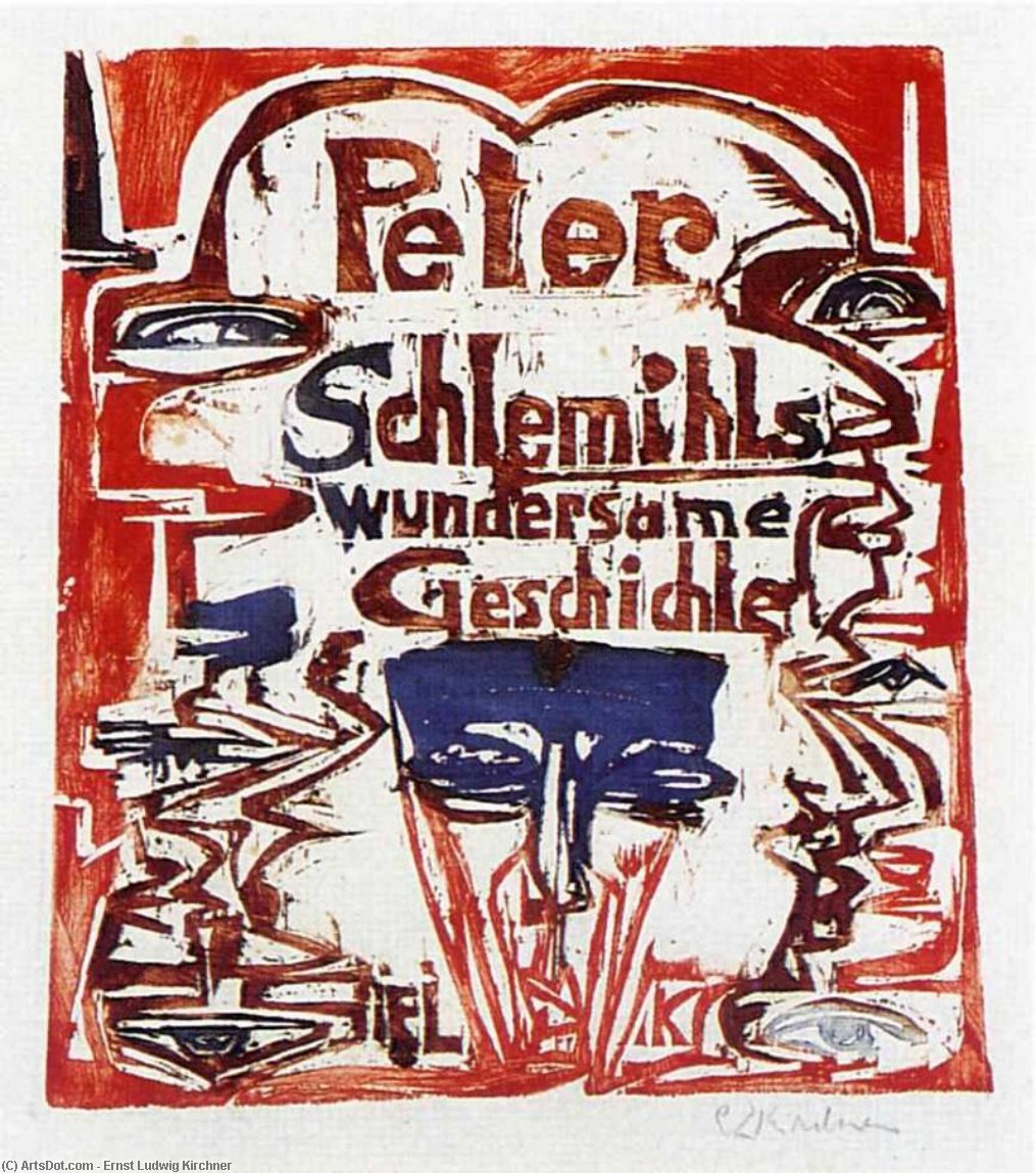 Wikioo.org - The Encyclopedia of Fine Arts - Painting, Artwork by Ernst Ludwig Kirchner - Peter Schlemihl's Remarkable Story
