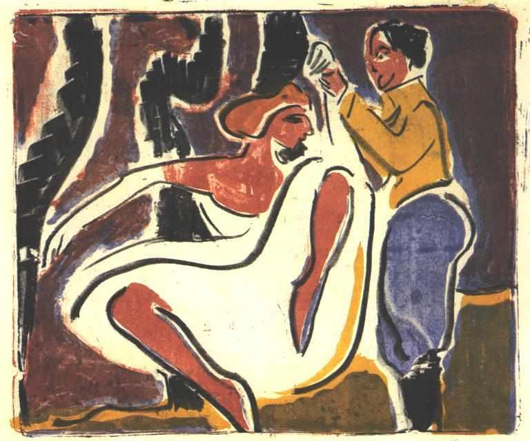 Wikioo.org - The Encyclopedia of Fine Arts - Painting, Artwork by Ernst Ludwig Kirchner - Russian Dancer