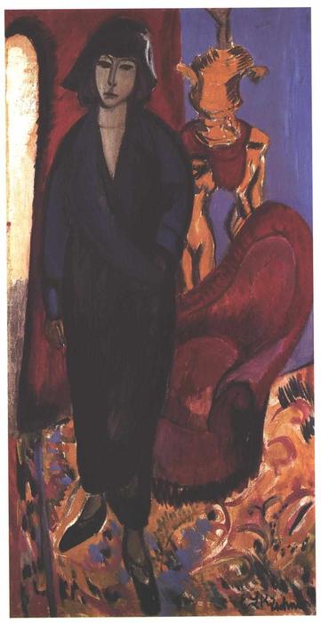 Wikioo.org - The Encyclopedia of Fine Arts - Painting, Artwork by Ernst Ludwig Kirchner - Russian Woman