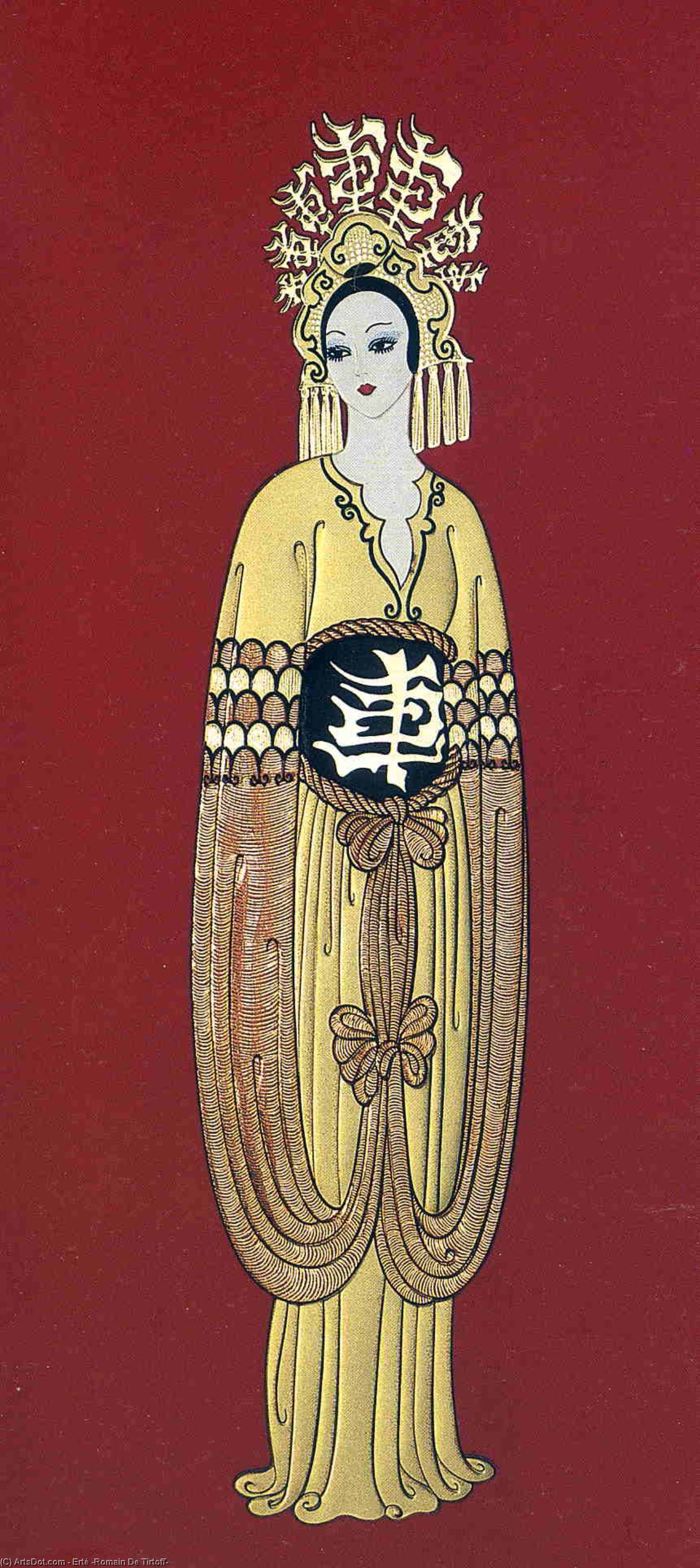 WikiOO.org – 美術百科全書 - 繪畫，作品 Erté (Romain De Tirtoff) - 亚洲公主