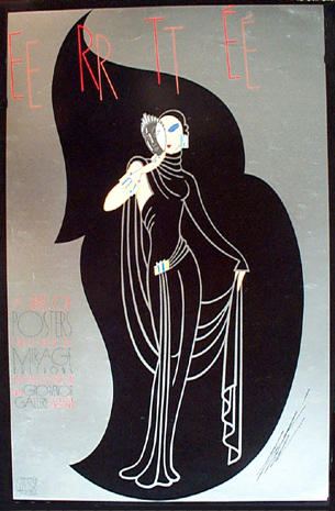 WikiOO.org - Енциклопедія образотворчого мистецтва - Живопис, Картини
 Erté (Romain De Tirtoff) - Crystal Mask