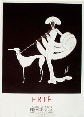WikiOO.org - Encyclopedia of Fine Arts - Festés, Grafika Erté (Romain De Tirtoff) - Ebony