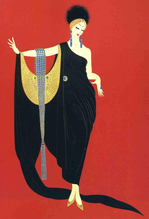 Wikioo.org - The Encyclopedia of Fine Arts - Painting, Artwork by Erté (Romain De Tirtoff) - Glamour