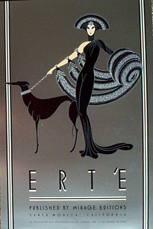 Wikioo.org - The Encyclopedia of Fine Arts - Painting, Artwork by Erté (Romain De Tirtoff) - Symphony in Black