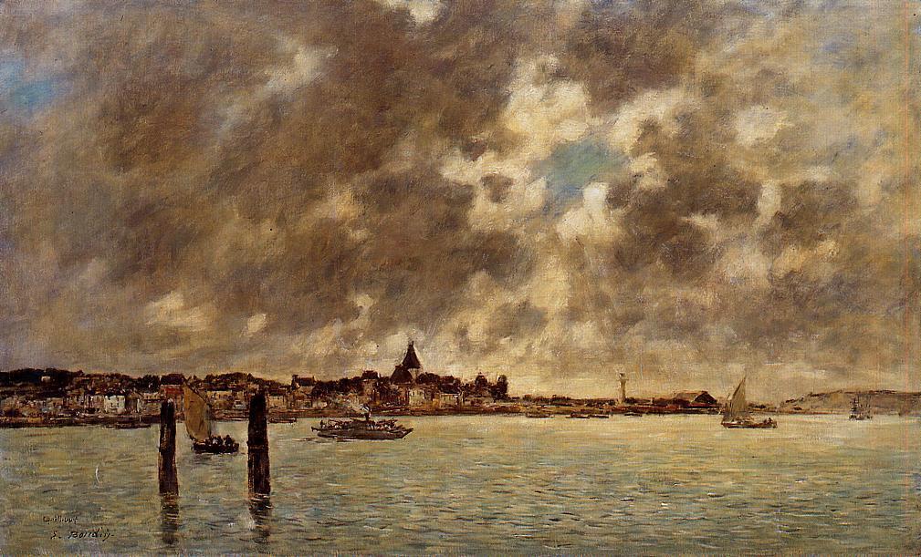 Wikioo.org - The Encyclopedia of Fine Arts - Painting, Artwork by Eugène Louis Boudin - The Seashore