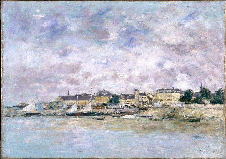 Wikioo.org - The Encyclopedia of Fine Arts - Painting, Artwork by Eugène Louis Boudin - The Port, Trouville
