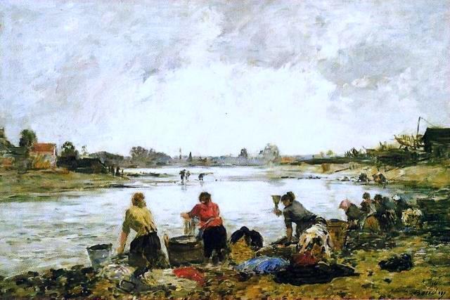 Wikioo.org - The Encyclopedia of Fine Arts - Painting, Artwork by Eugène Louis Boudin - Untitled