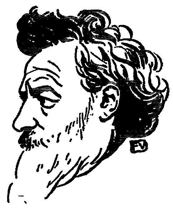 Wikioo.org - The Encyclopedia of Fine Arts - Painting, Artwork by Felix Vallotton - British designer and writer William Morris