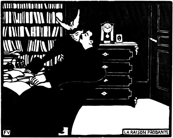 Wikioo.org - The Encyclopedia of Fine Arts - Painting, Artwork by Felix Vallotton - The compelling reason
