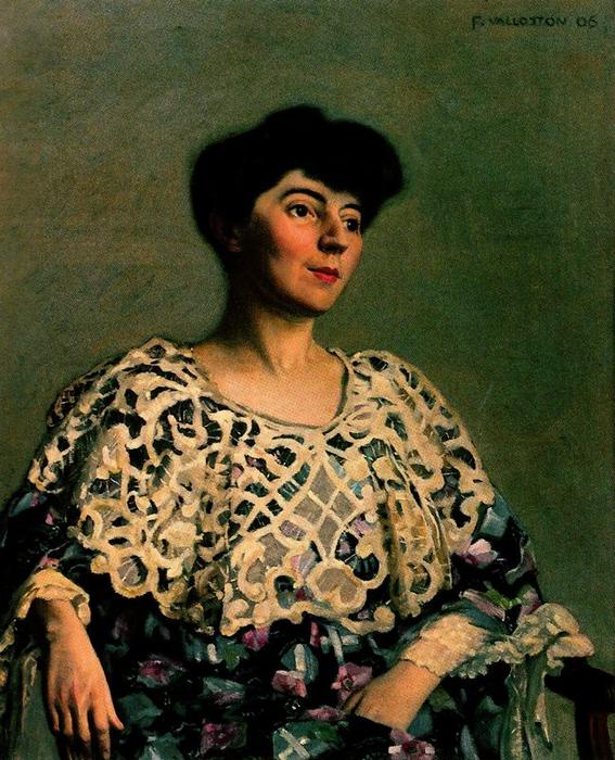 WikiOO.org - Encyclopedia of Fine Arts - Maalaus, taideteos Felix Vallotton - Marthe Mellot (wife of Alfred Natanson)