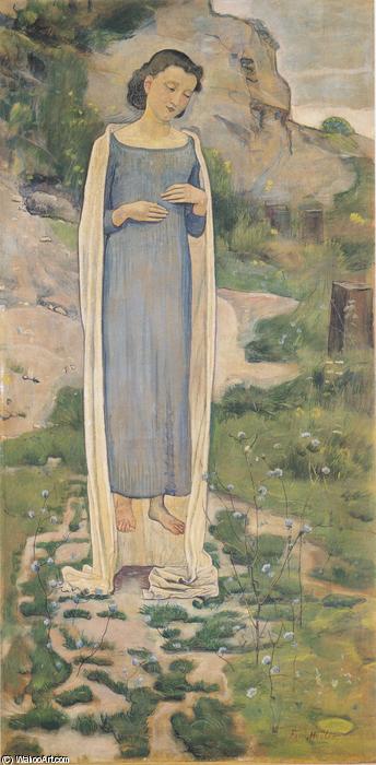 Wikioo.org - The Encyclopedia of Fine Arts - Painting, Artwork by Ferdinand Hodler - What are flowers saing