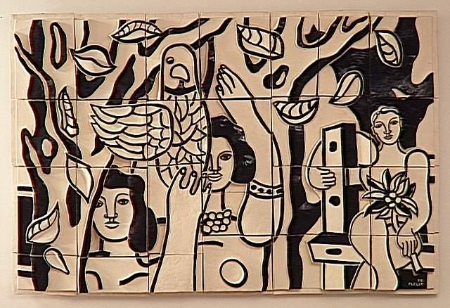 Wikioo.org - The Encyclopedia of Fine Arts - Painting, Artwork by Fernand Leger - The worker sitting