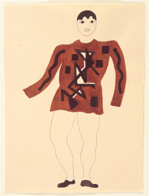 Wikioo.org - The Encyclopedia of Fine Arts - Painting, Artwork by Fernand Leger - Draft costume (Front)