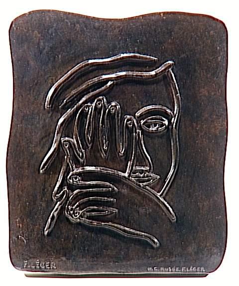 WikiOO.org - Encyclopedia of Fine Arts - Maľba, Artwork Fernand Leger - The Face (Face and Hands)