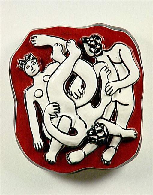 WikiOO.org - Encyclopedia of Fine Arts - Malba, Artwork Fernand Leger - Acrobats