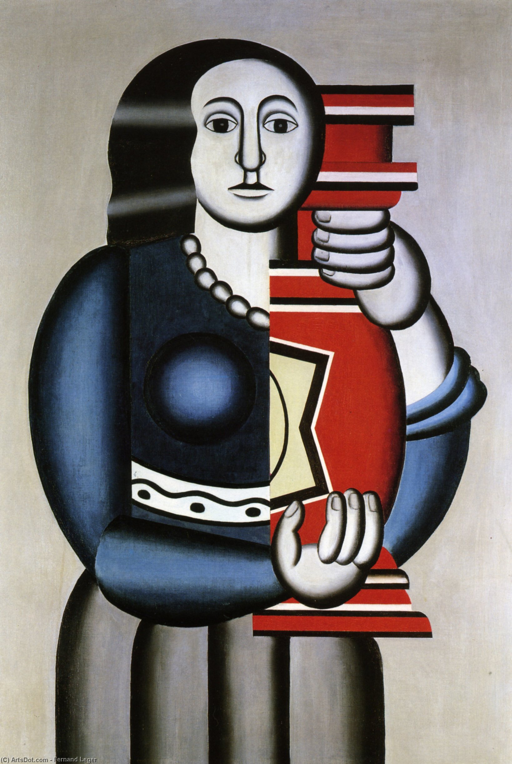 WikiOO.org - Encyclopedia of Fine Arts - Maleri, Artwork Fernand Leger - The study for the City Centre
