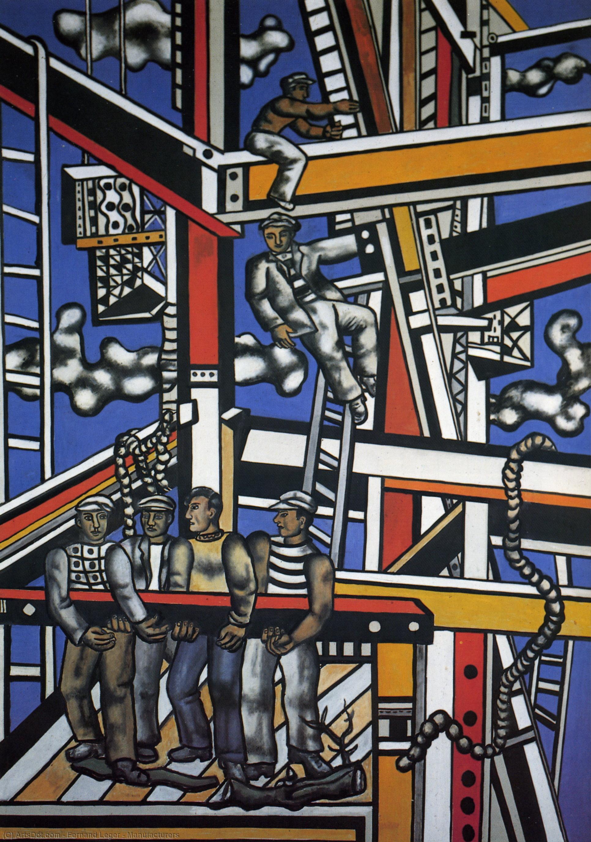 Wikioo.org - The Encyclopedia of Fine Arts - Painting, Artwork by Fernand Leger - Manufacturers