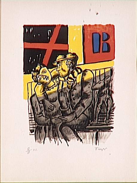 Wikioo.org - The Encyclopedia of Fine Arts - Painting, Artwork by Fernand Leger - Lovers