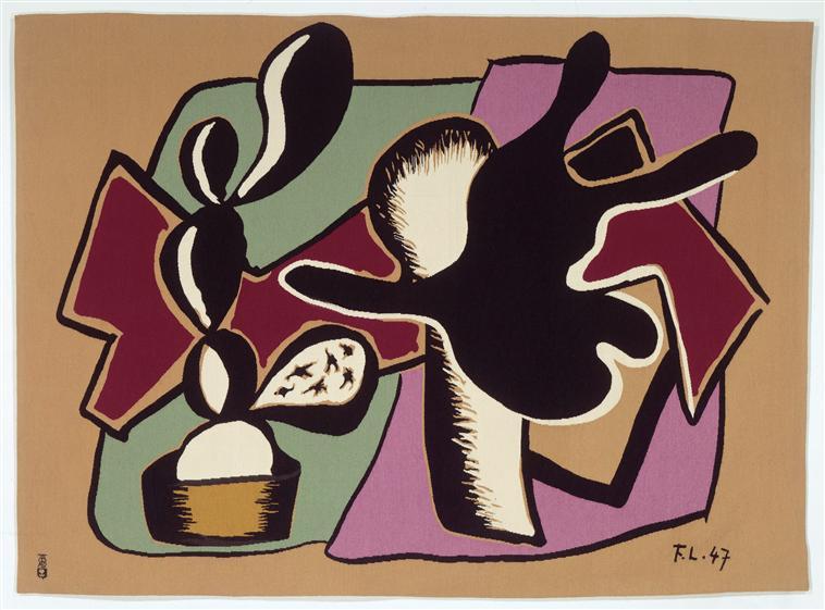 WikiOO.org - Encyclopedia of Fine Arts - Maalaus, taideteos Fernand Leger - Plant black