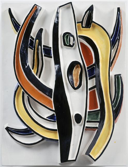 WikiOO.org - Енциклопедия за изящни изкуства - Живопис, Произведения на изкуството Fernand Leger - Abstract composition