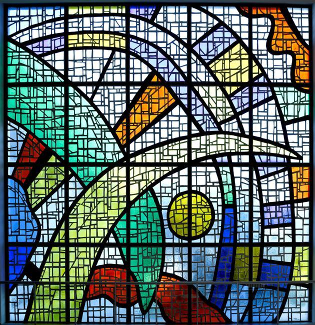 WikiOO.org - Encyclopedia of Fine Arts - Festés, Grafika Fernand Leger - Stained glass windows for the University of Caracas