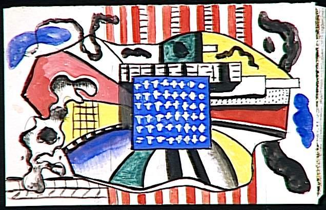 WikiOO.org - Енциклопедия за изящни изкуства - Живопис, Произведения на изкуството Fernand Leger - New York