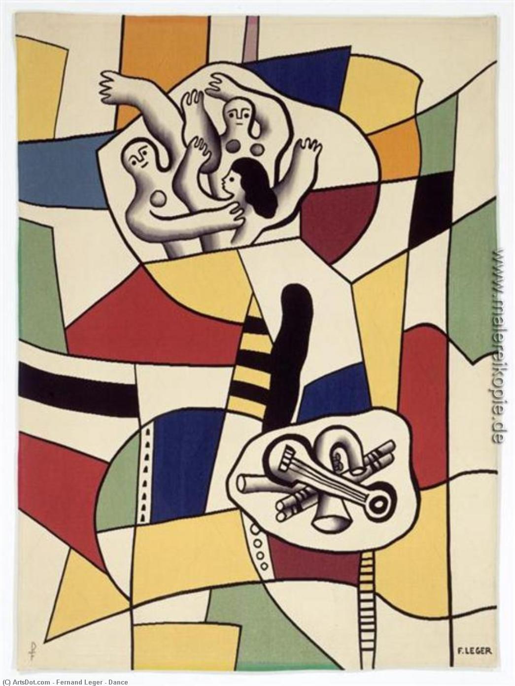 WikiOO.org - Enciklopedija likovnih umjetnosti - Slikarstvo, umjetnička djela Fernand Leger - Dance