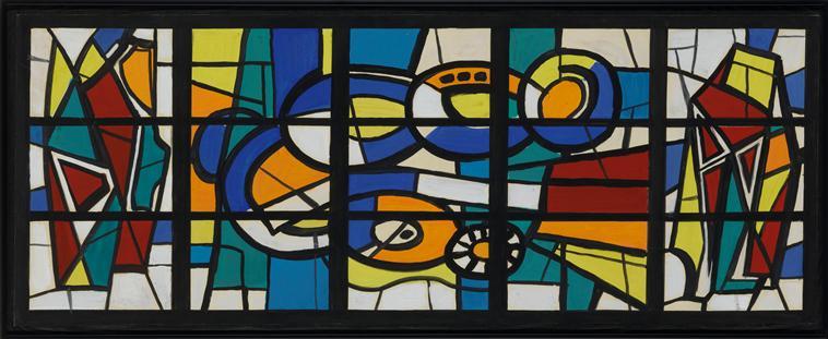 WikiOO.org - Encyclopedia of Fine Arts - Maľba, Artwork Fernand Leger - Audincourt window