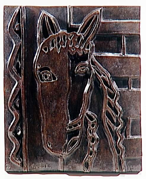 WikiOO.org - Encyclopedia of Fine Arts - Maľba, Artwork Fernand Leger - The head of a horse (The Horse)