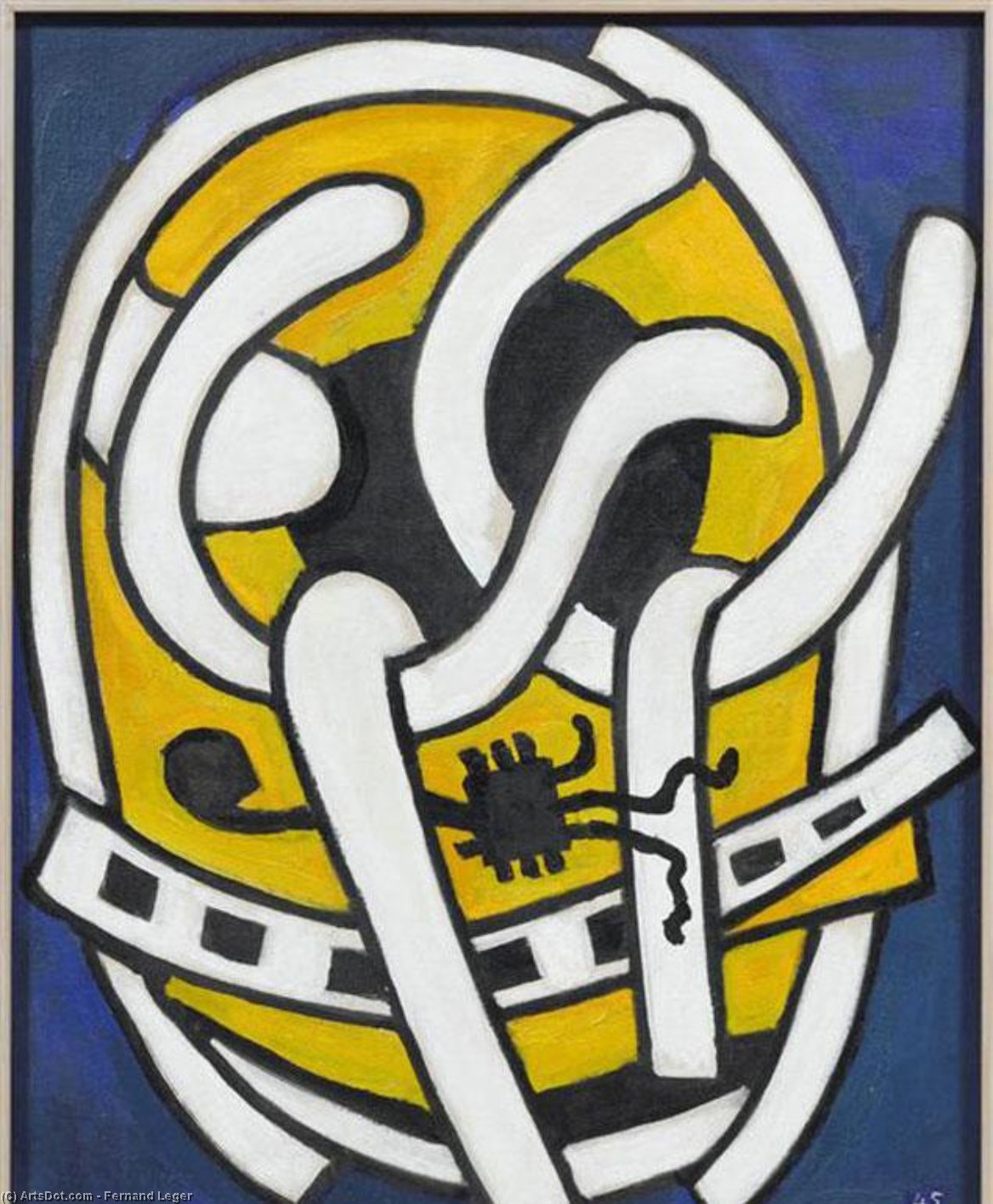 Wikioo.org - The Encyclopedia of Fine Arts - Painting, Artwork by Fernand Leger - Both handlebars