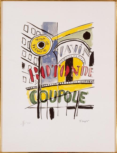 Wikioo.org - The Encyclopedia of Fine Arts - Painting, Artwork by Fernand Leger - Montparnasse