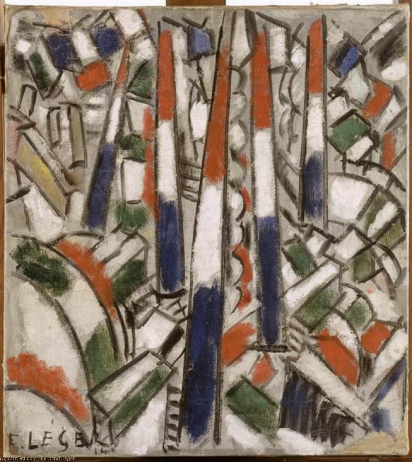 Wikioo.org - The Encyclopedia of Fine Arts - Painting, Artwork by Fernand Leger - juil-14
