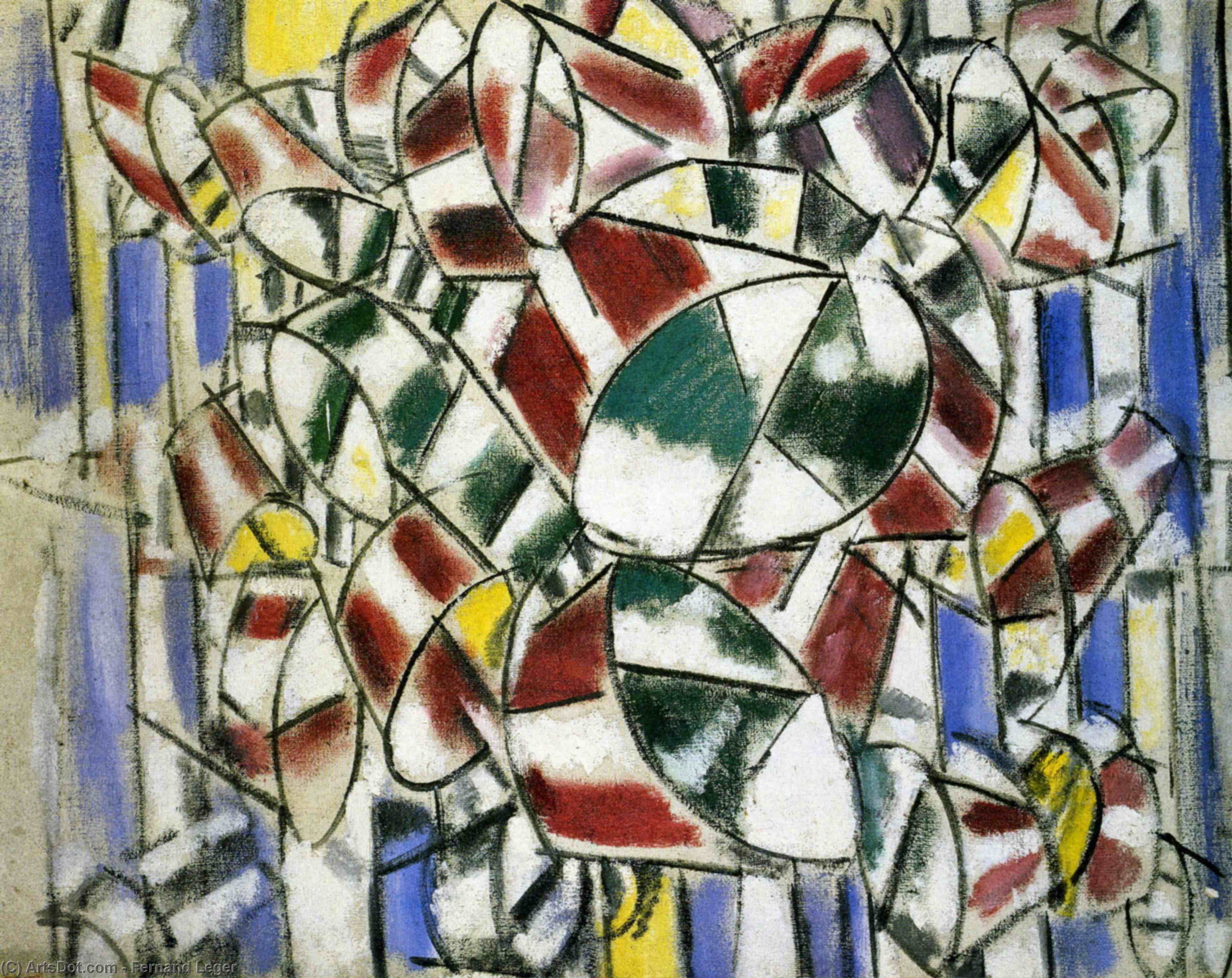 Wikioo.org - The Encyclopedia of Fine Arts - Painting, Artwork by Fernand Leger - Geometric standards