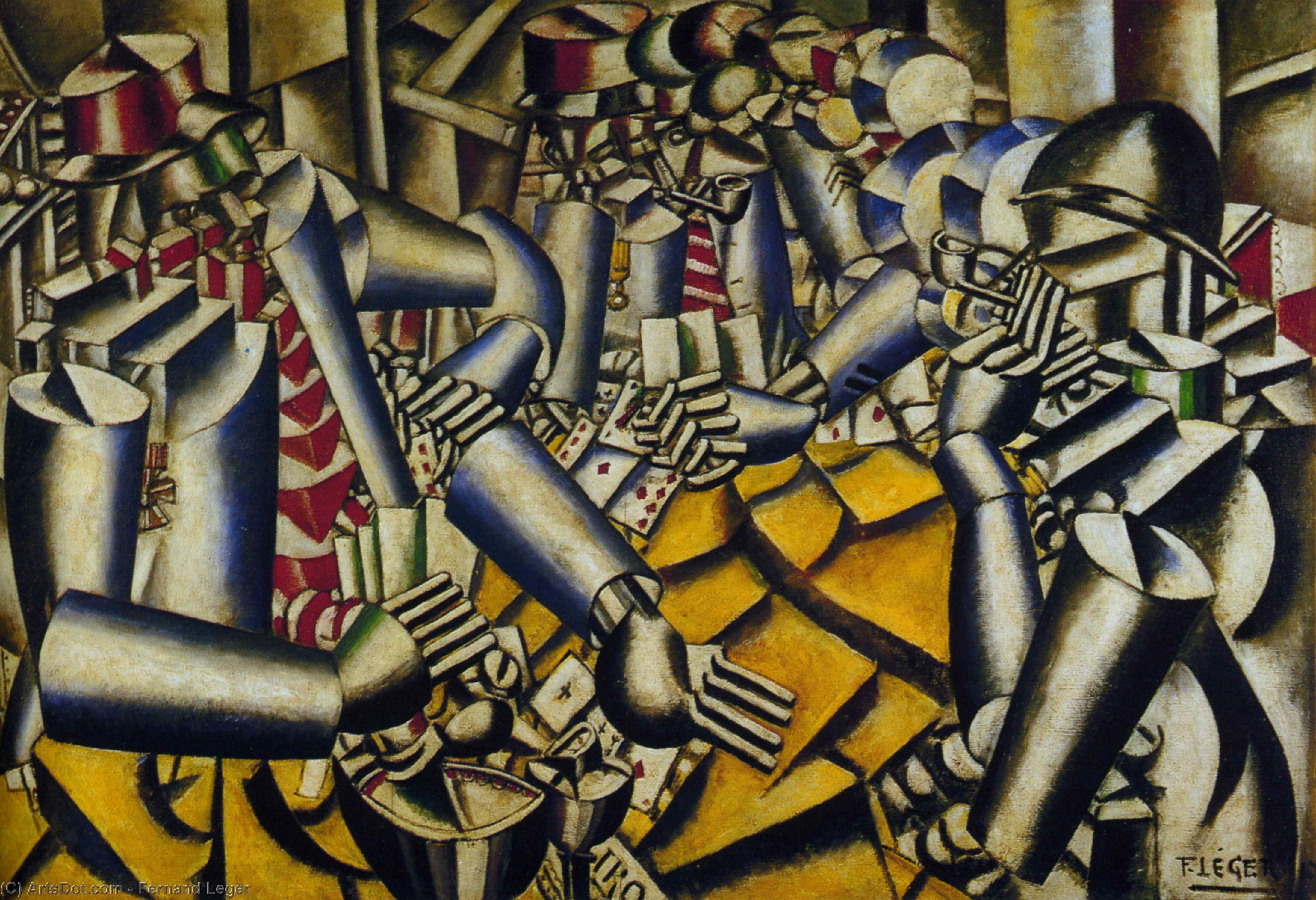 Wikioo.org - The Encyclopedia of Fine Arts - Painting, Artwork by Fernand Leger - The part of Chart