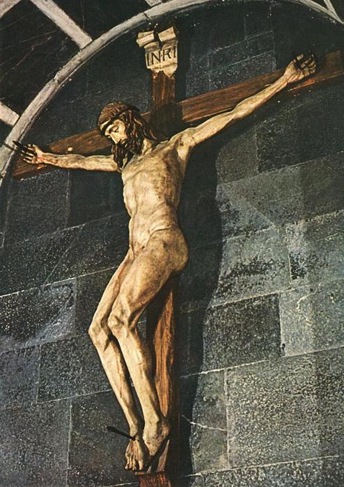 WikiOO.org - אנציקלופדיה לאמנויות יפות - ציור, יצירות אמנות Filippo Brunelleschi - Crucifixion