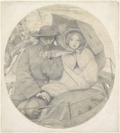 WikiOO.org - 백과 사전 - 회화, 삽화 Ford Madox Brown - The Last of England