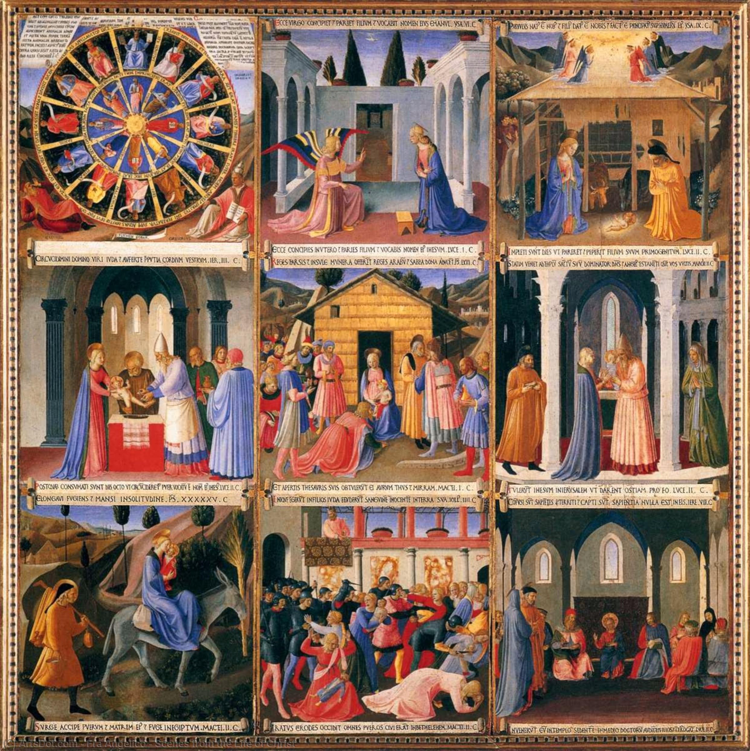 Wikioo.org – L'Enciclopedia delle Belle Arti - Pittura, Opere di Fra Angelico - scene dal vita di cristo