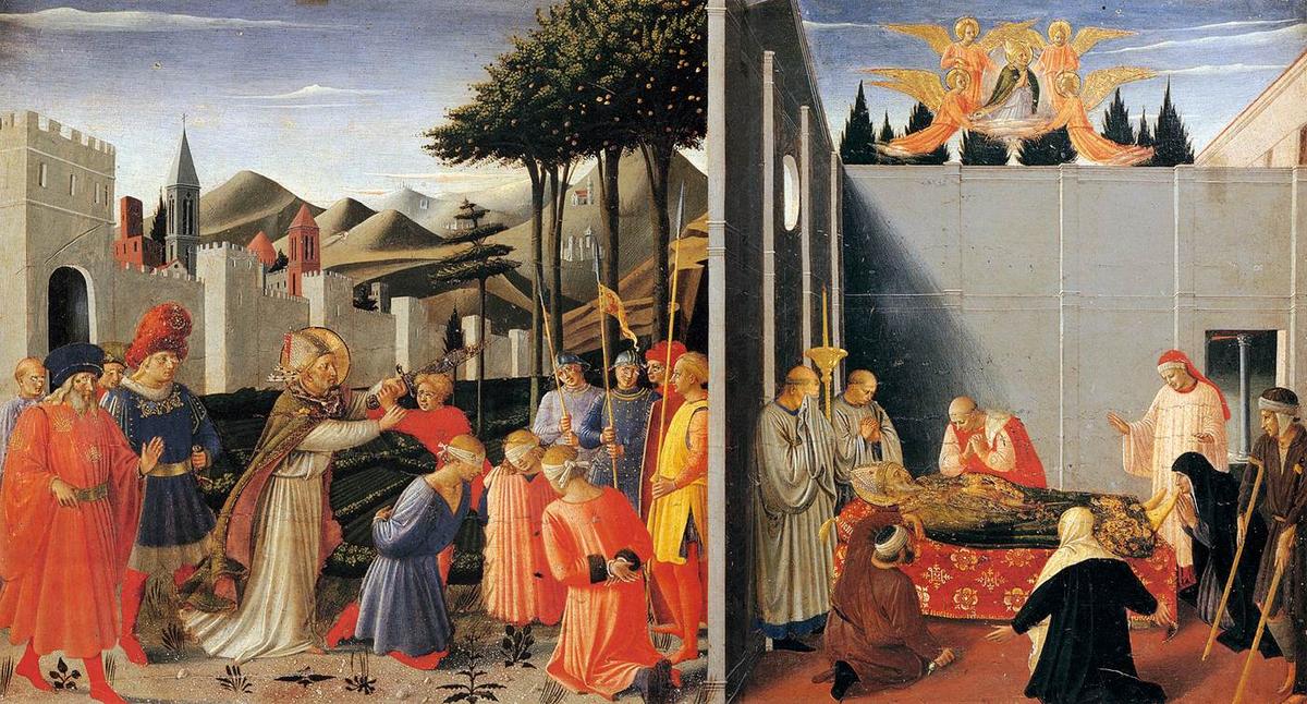 Wikioo.org – L'Enciclopedia delle Belle Arti - Pittura, Opere di Fra Angelico - la storia di san . Nicholas