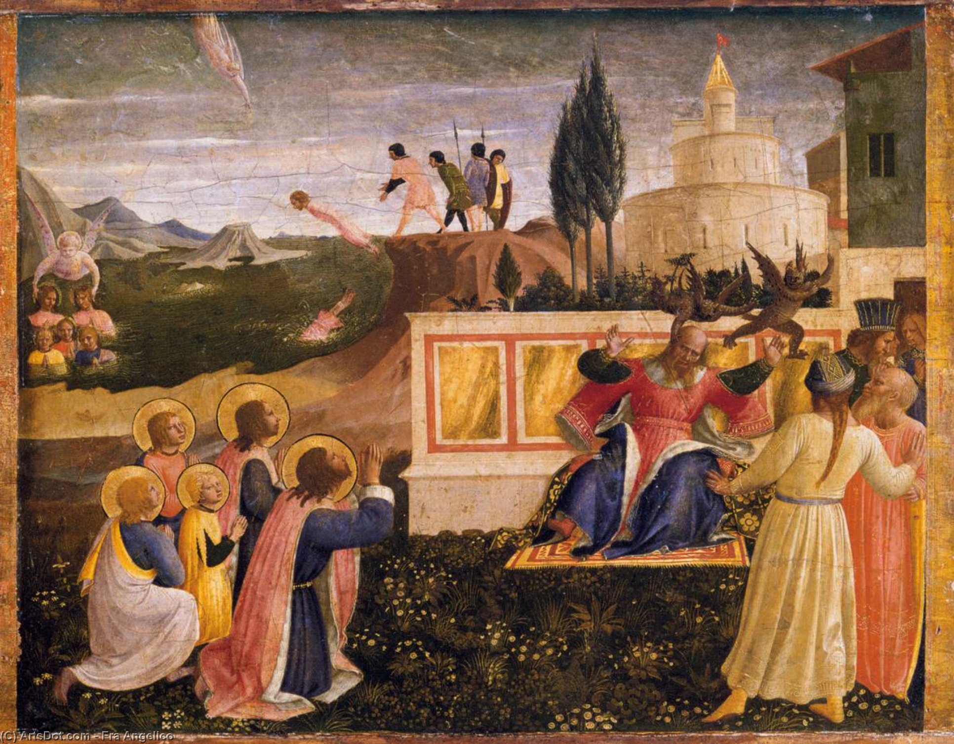 Wikioo.org - The Encyclopedia of Fine Arts - Painting, Artwork by Fra Angelico - Saint Cosmas and Saint Damian Salvaged