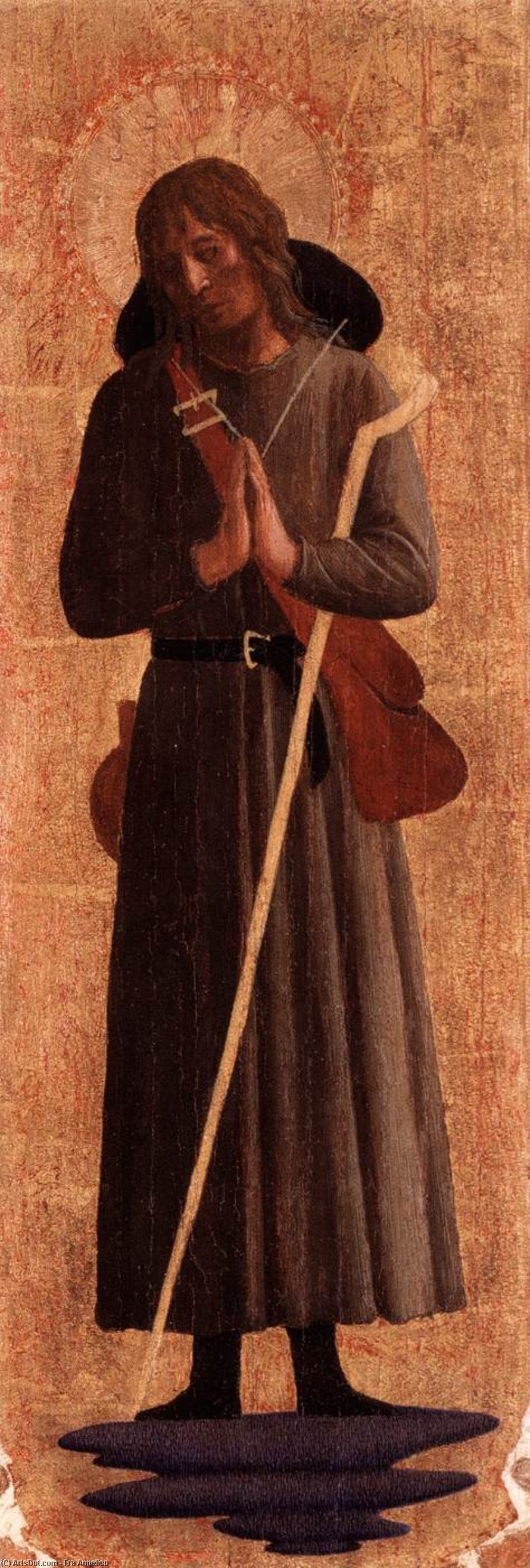 Wikioo.org - The Encyclopedia of Fine Arts - Painting, Artwork by Fra Angelico - St Roche