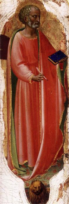 Wikioo.org - The Encyclopedia of Fine Arts - Painting, Artwork by Fra Angelico - St Mark