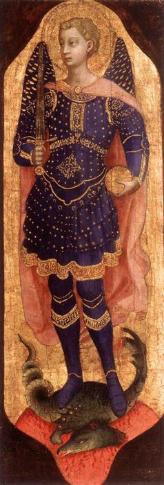 WikiOO.org - Enciklopedija dailės - Tapyba, meno kuriniai Fra Angelico - St Michael