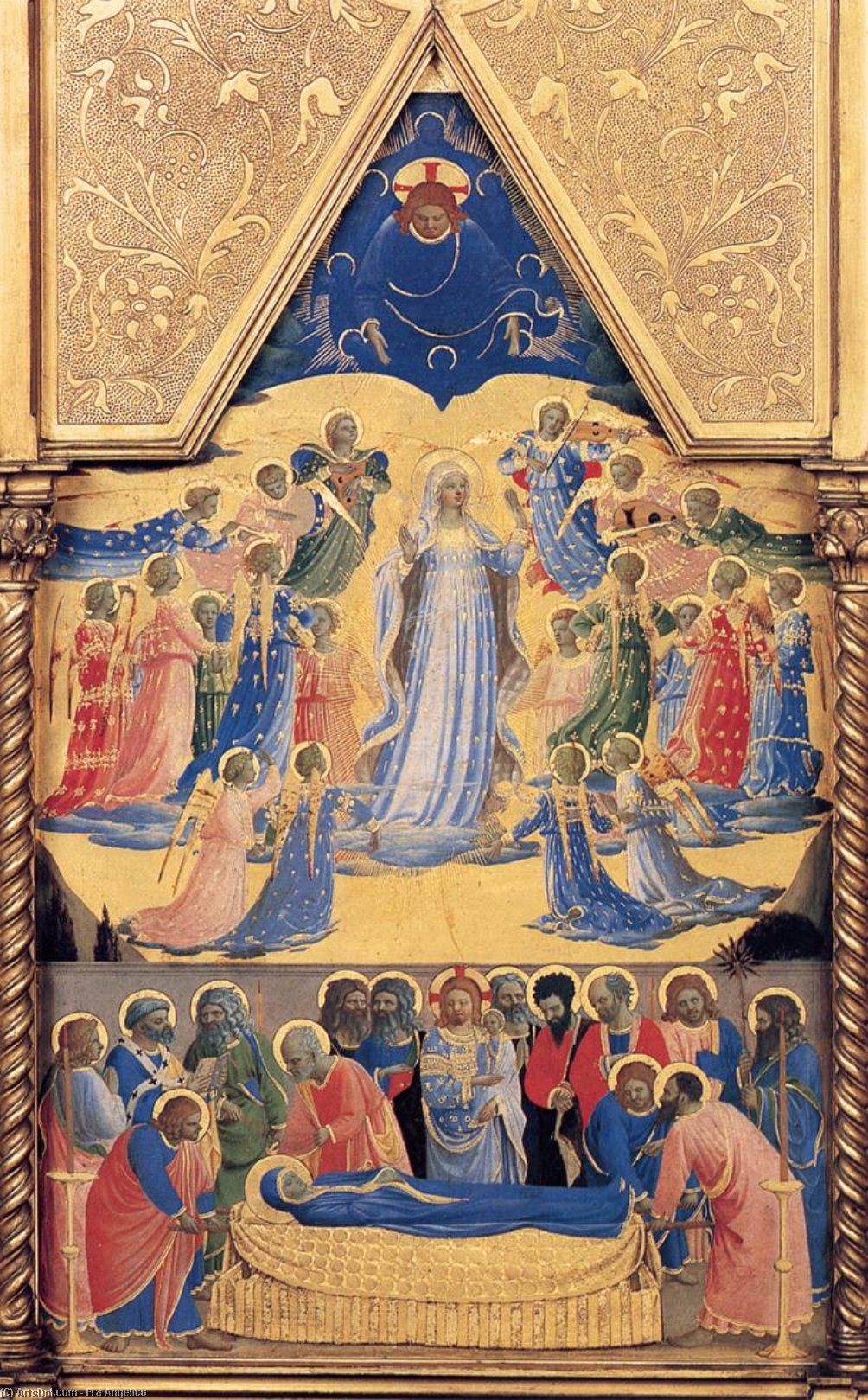 Wikioo.org – La Enciclopedia de las Bellas Artes - Pintura, Obras de arte de Fra Angelico - Tabernáculo Relicario
