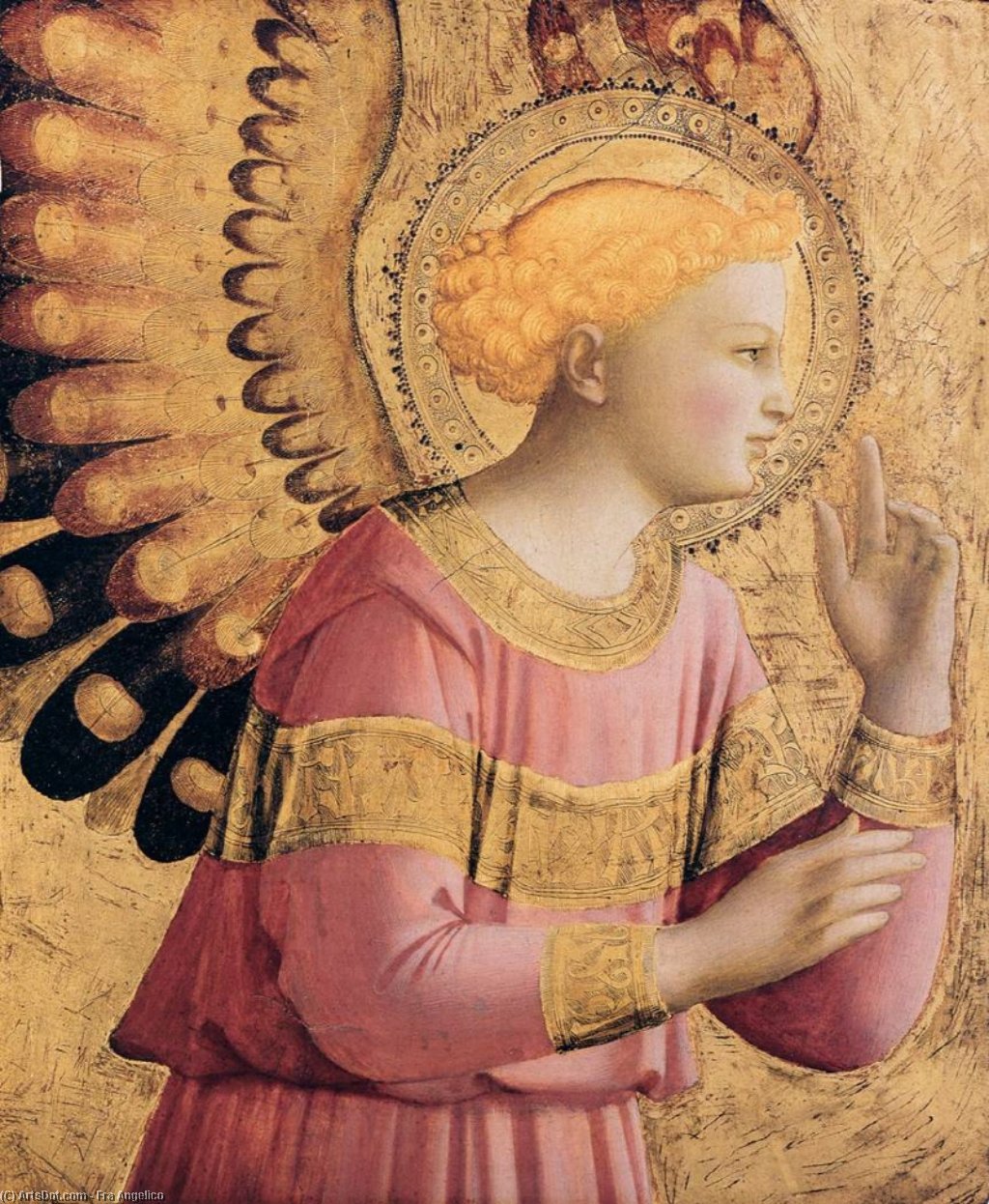 Wikioo.org - The Encyclopedia of Fine Arts - Painting, Artwork by Fra Angelico - Archangel Gabriel Annunciate