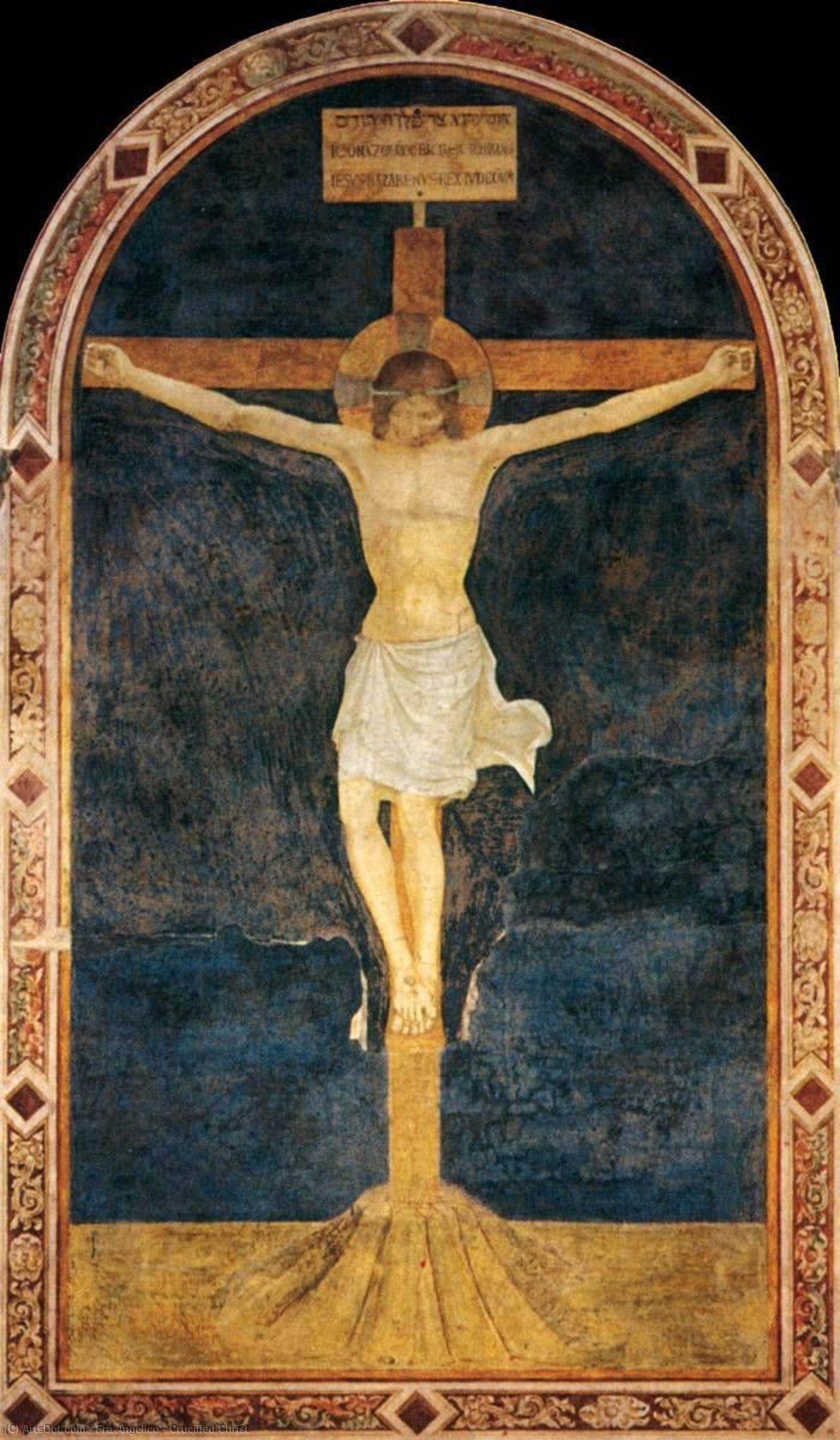 Wikioo.org - The Encyclopedia of Fine Arts - Painting, Artwork by Fra Angelico - Crucified Christ
