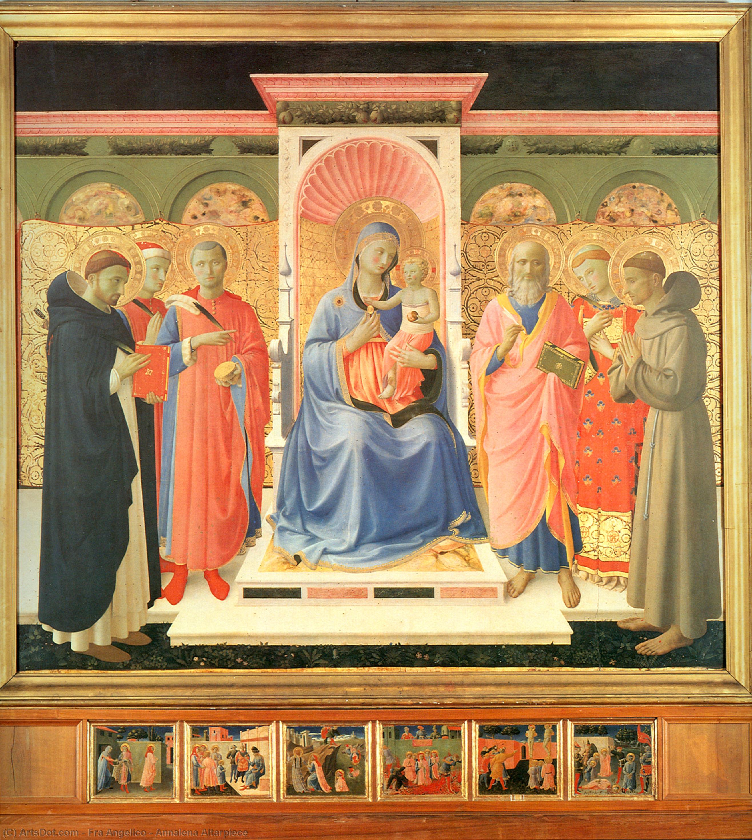 Wikioo.org - The Encyclopedia of Fine Arts - Painting, Artwork by Fra Angelico - Annalena Altarpiece