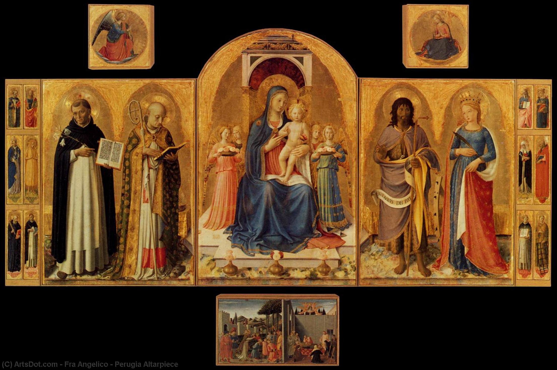 Wikioo.org - The Encyclopedia of Fine Arts - Painting, Artwork by Fra Angelico - Perugia Altarpiece