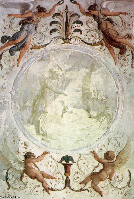 WikiOO.org - Enciklopedija dailės - Tapyba, meno kuriniai Francesco Hayez - Thethys Immerses Achilles in the Waters of Styx