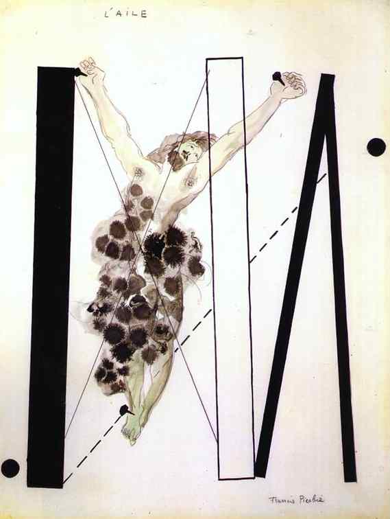 WikiOO.org - Encyclopedia of Fine Arts - Festés, Grafika Francis Picabia - The wing