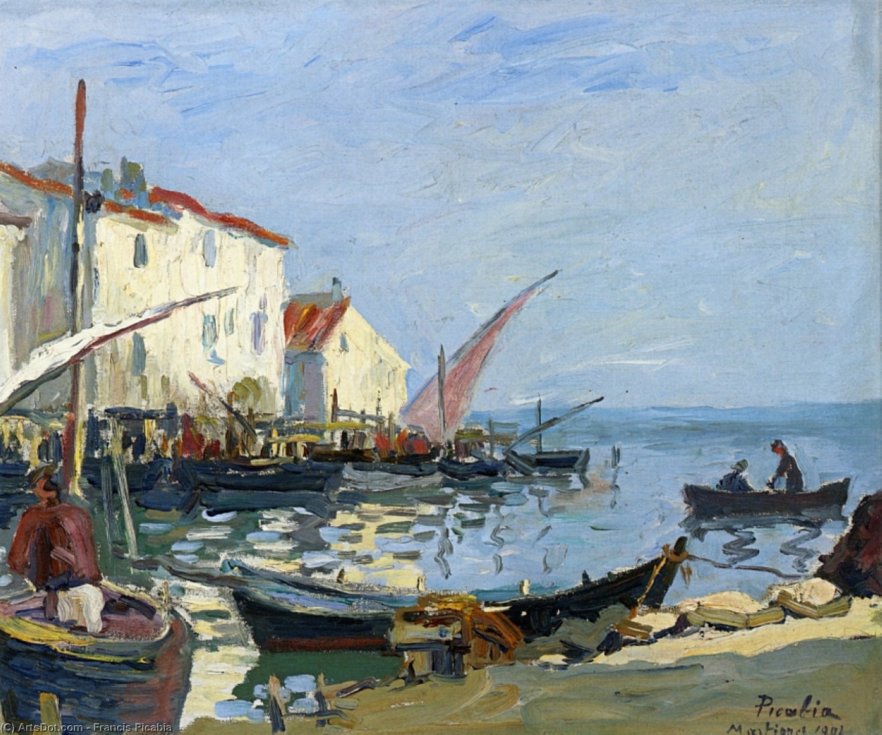 Wikioo.org – L'Encyclopédie des Beaux Arts - Peinture, Oeuvre de Francis Picabia - Le Martigues